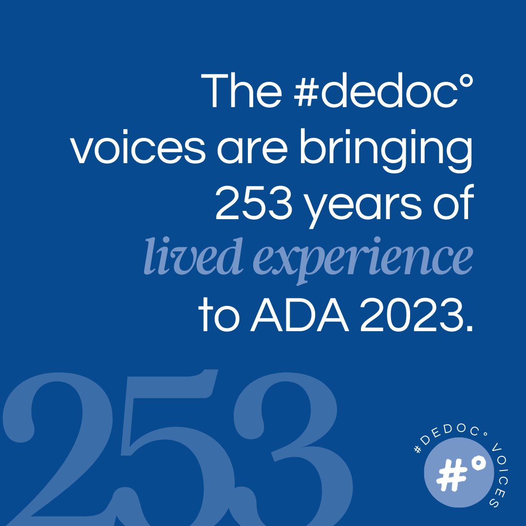 dedocORG's tweet photo. Next week, 12 #dedoc° voices from 10 different countries will travel to San Diego for #ADA2023 — and they’ll bring a whopping 253 years of lived experience with #diabetes with them!

Keep an eye on our feed and follow the hashtags #dedoc and #ADA2023 to see what they get up to. https://t.co/glJSnUa5wd