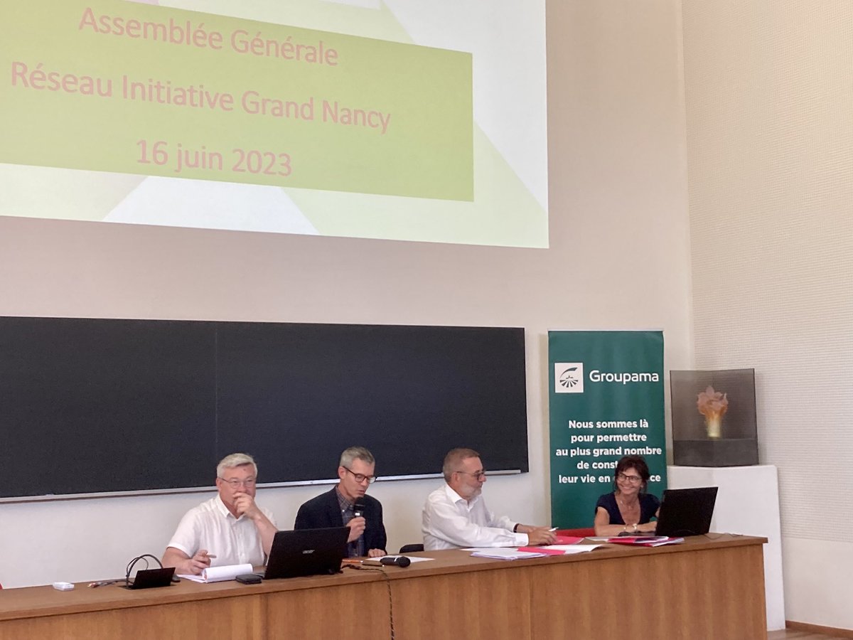 Yoda54SEA's tweet photo. ⁦@Aprofin_LPF⁩ présente à l assemblée générale de Réseau Initiative Grand Nancy https://t.co/IjCQ7kW9G9