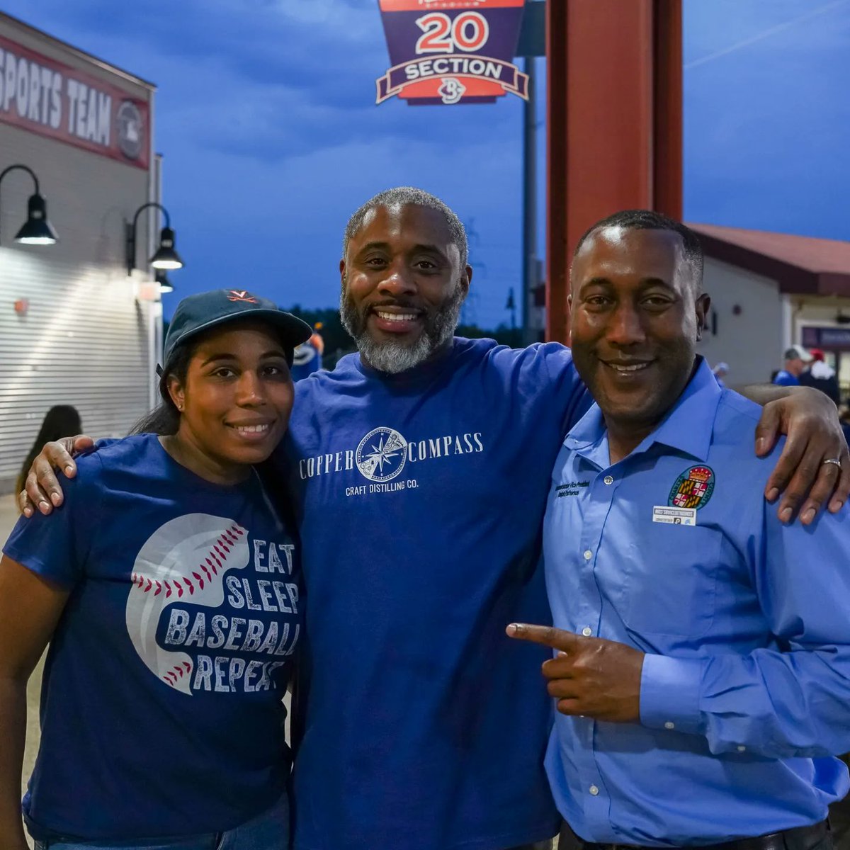 ElectRPatterson's tweet photo. Honoring #veterans is always a going to be a passion of mine. Thanks @BlueCrabs for helping to honor our military & show them how much we appreciate. @MsBlueCrabsGM #unfin15edbusiness #crustaceannation #getsteamed @AtlanticLg @MeetCharlesCo @CharlesCoMD @tuggleanne @GovWesMoore https://t.co/RAYo7mD07s