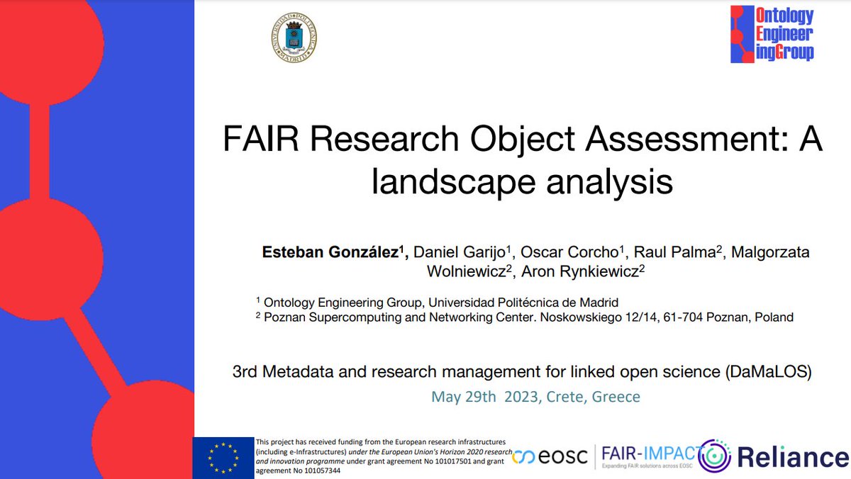 lj_garcia's tweet photo. #FAIR Research Object Assessment: A landscape analysis by #EGonzalez @dgarijov @ocorcho #RPalma #MWolniewicz
https://t.co/hzvPNdm5et
@oeg_upm #ResearchObjects https://t.co/mDqMddvWnH