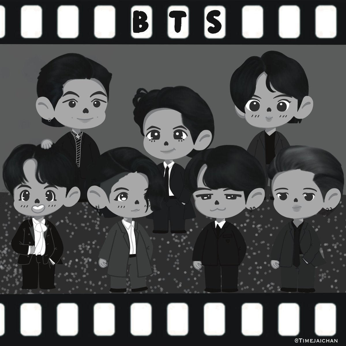 timejaichan0912's tweet photo. BTS 💜🎉#timejaichan #btsfanart #รับวาดรูป https://t.co/KTaYLb1e7I