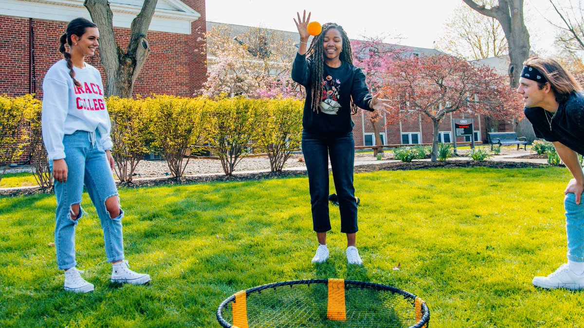 gracecollege's tweet photo. Summer is the perfect time for boating, paddleboarding, Spikeball,...and visiting Grace! Our first Lancer First Look Day is June 30. Learn more here: https://t.co/j7SlvuFzxW
#Summer #VisitGrace #LancerLife #JoinTheG https://t.co/LnDUSDP91n