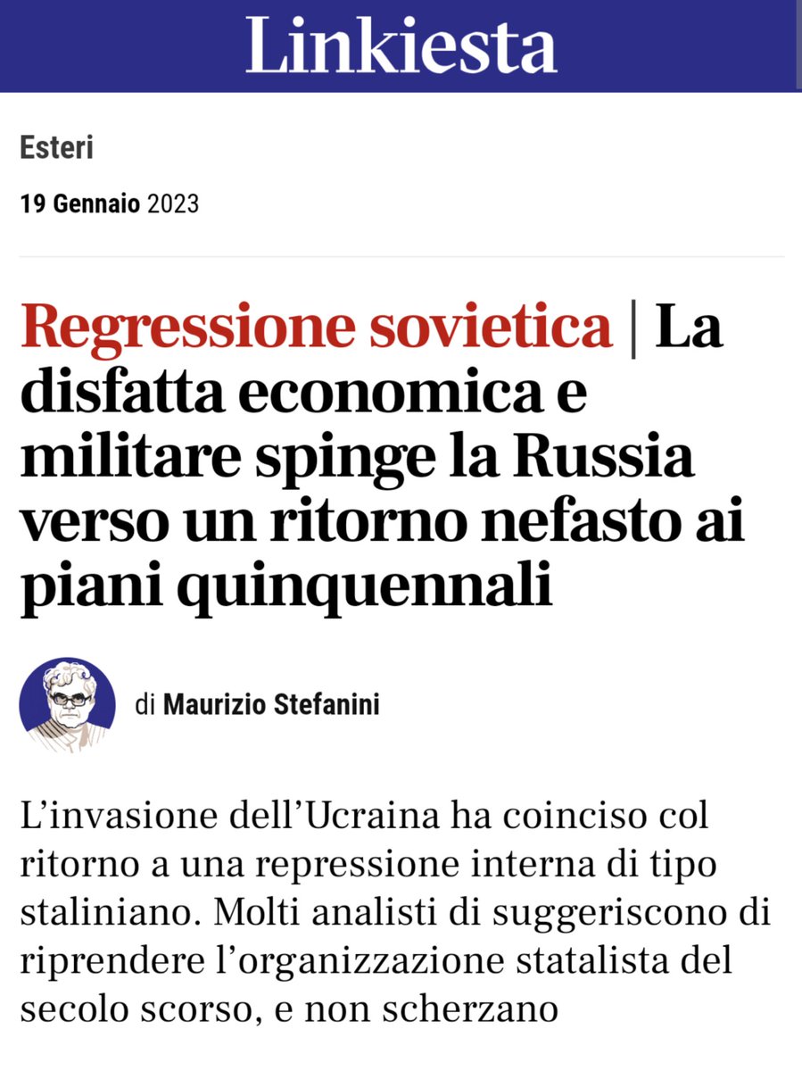 Le sanzioni occidentali verso Mosca non funzionano....o forse si.