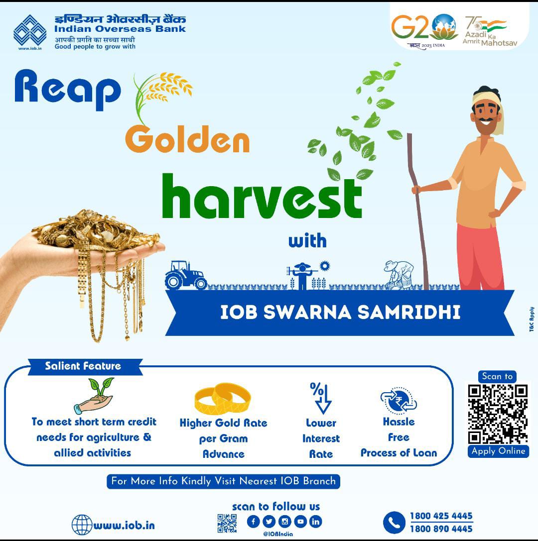 Indian Overseas Bank on Twitter ""Introducing IOB Swarna Samridhi