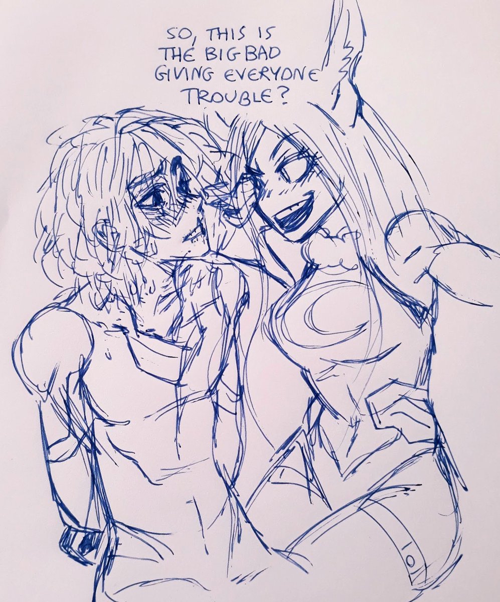 Found a #dustbunny from 2020 <3 #shigaraki #mirko #bnha
Tomura being flustered by big buff girls is also my thing