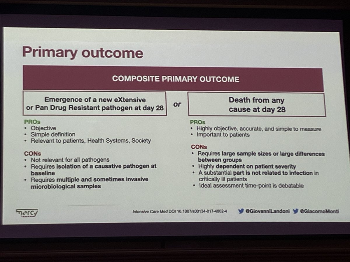 YukiKotani5's tweet photo. Infographic of the trial design
Both groups received an initial loading dose (1g of meropenem).
Double-dummy administration

Primary outcome: a composite of death or PDR/XDR bacteria emergence at day 28

Culture collection schedule

#CCR23 https://t.co/tfctr6hypE