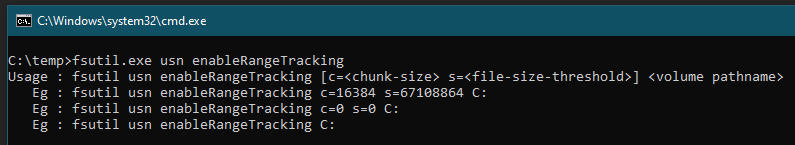 If you play with the NTFS USN Journal, you could spot "enableRangeTracking" feature and/or fsutil.exe switch. Does it look like something useful in #DFIR scenarios? What it is all about? The 🧵⬇
