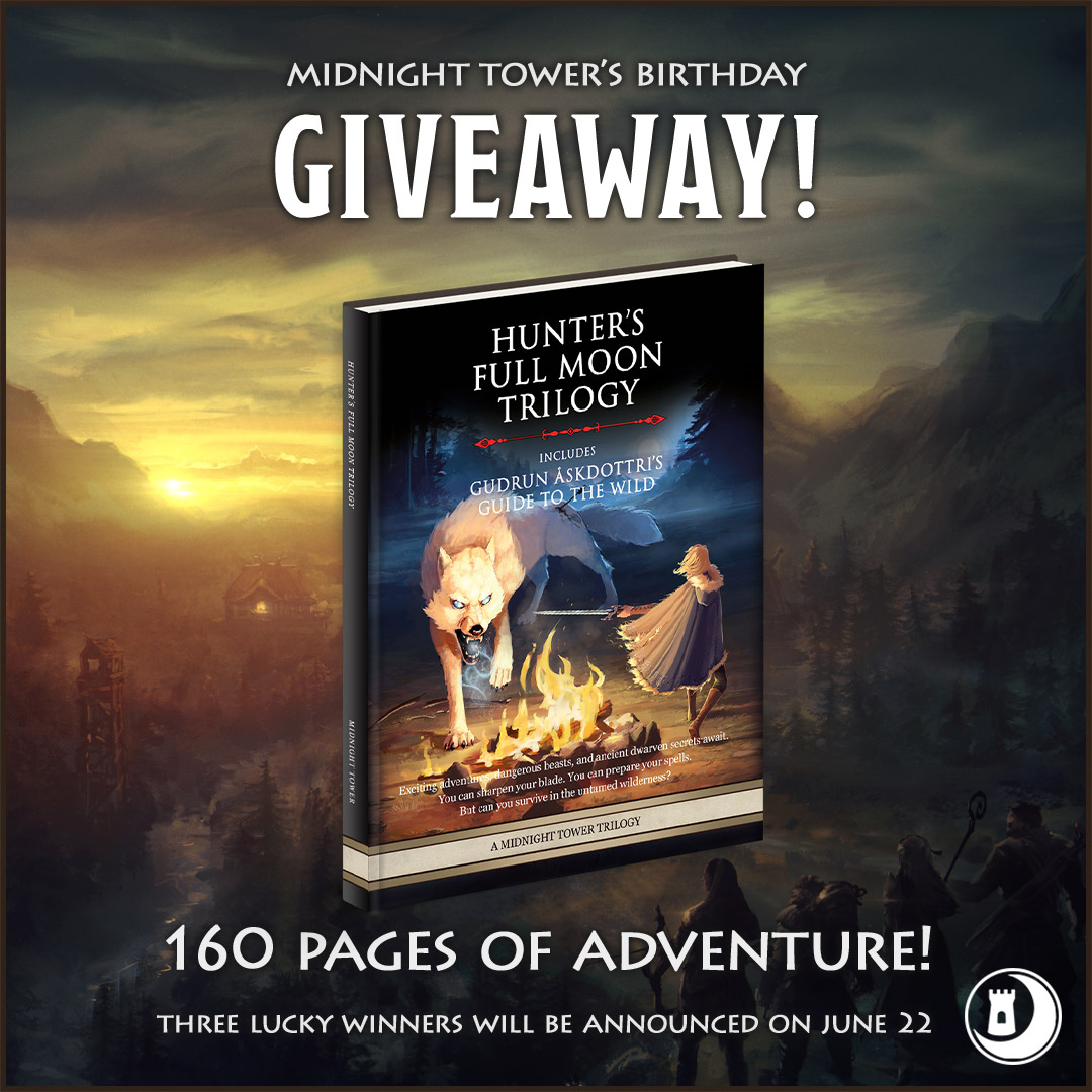Midnight_Tower's tweet photo. Midnight Tower turns 4 years! 😺
We're celebrating with a #Giveaway of our new book!

To enter:
🐺Follow
🏹Like
🎲 Retweet

Don't miss our campaign for a new detective mystery adventure inspired by Sherlock Holmes:
https://t.co/69MR7Cm8kT

#ttrpg #dnd5e #dnd #Kickstarter https://t.co/Xh85w4f8jm