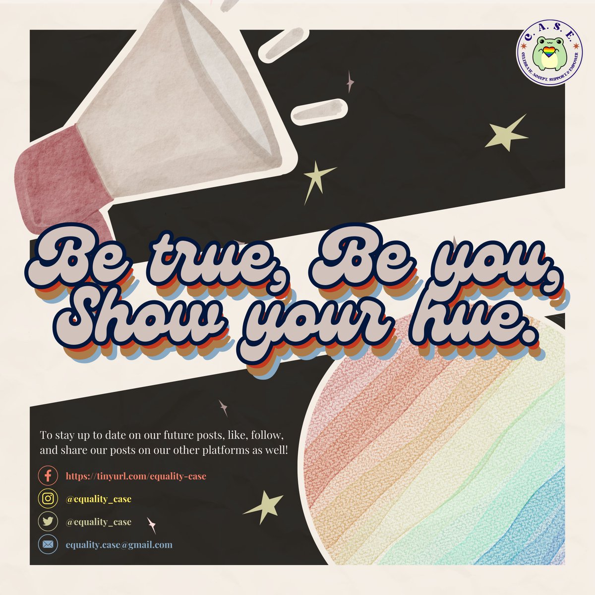 equality_case's tweet photo. #LGBTQ #PrideMonth #LoveIsLove #EmpowerWithCASE
CAPTION by: James Entera
PUBMAT by: Nixie Erni and Marielle Cabiting https://t.co/MeltYK9Jq7