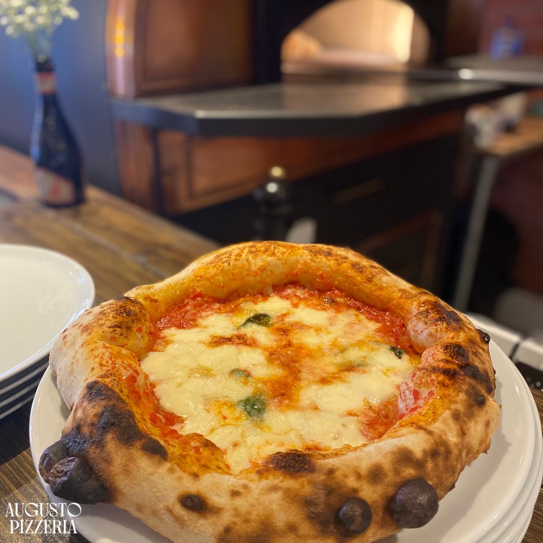 Keep it classic with a Margherita.

Our classic Augusto dough with a tomato base, fiordilatte, fresh basil and parmesan.

When you don't know what to get this is the one to choose, sometime simplicity is best.

#pizzaparty #pizzalove #chesterfoodie #foodlover #foodanddrink