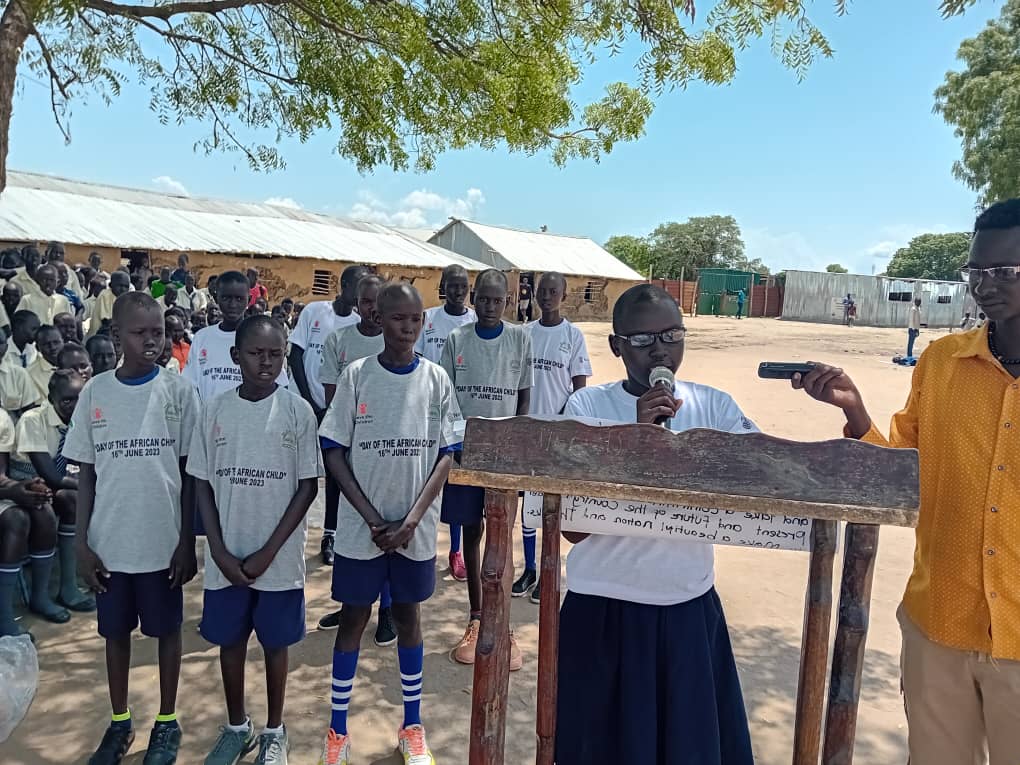 We co-organized & celebrated the Day of the African Child #DAC2023 in #Bor town, Jonglei State with Partners & the State Ministry of Gender, CSW, under the theme: 'The Rights of the Child in the Digital Environment'. 

Indeed, #African Children are ambitious! #Spoke4themselves