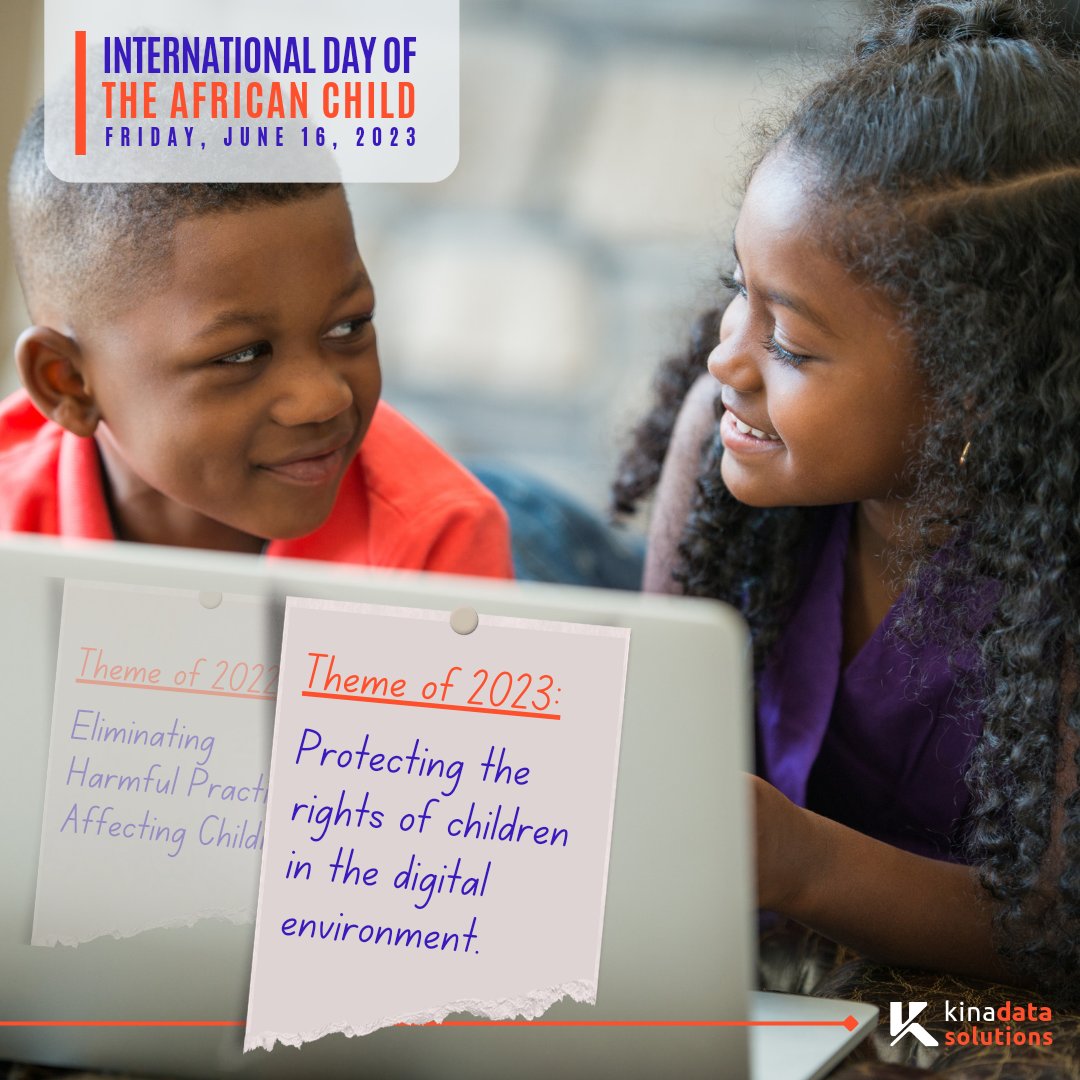 Happy International #DayOfTheAfricanChild.

May we strive to make the #DigitalExperiences of our children safe, informative and impactful.