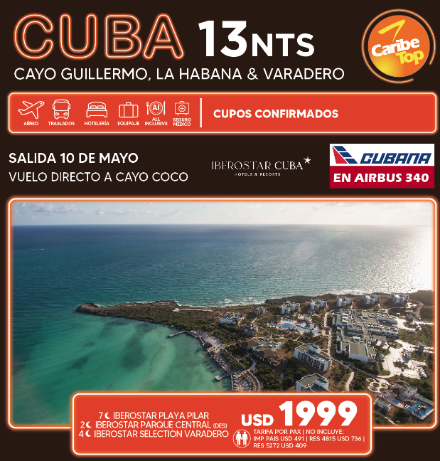 harrylpg's tweet photo. 🇨🇺Consultas en mi DM: Como está CUBA?
🟢No se discuten las playas, es un 10.

✈️Vuelos a La Habana:
🔹CUBANA en charter a Cayo Coco, 13 noches por u$s 2000.-
🔹Copa x Panama.
🔹American x Miami (se saca un permiso ahí)
🔹Aerolíneas vía Punta Cana.

🛎️ Mi eleecion no saldria de IBEROESTAR y MELIA.
📢Alguno nos cuenta experiencias de estos meses?