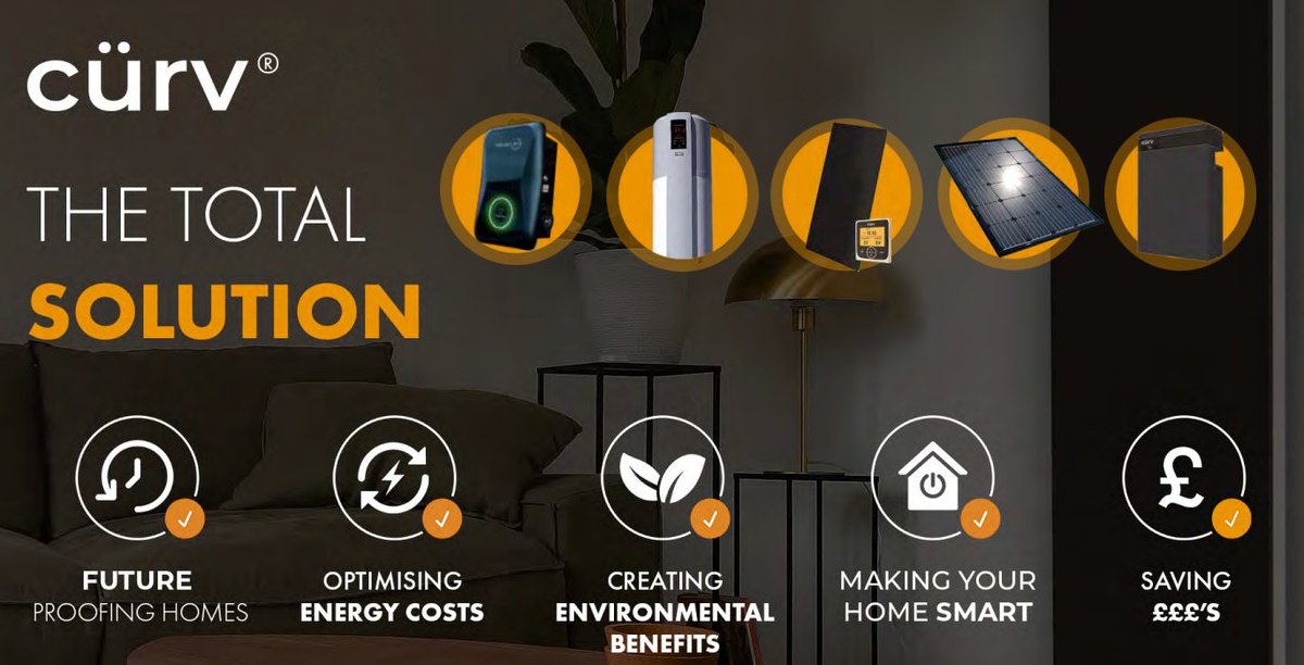 #Sustainability is arguably the biggest issue facing our generation. Our cürv® range offers #LowEmission heating and #HotWaterSolutions, #ElectricVehicleCharging, Integrated #SolarRoof tiles and #PowerStorage projectcurv.co.uk