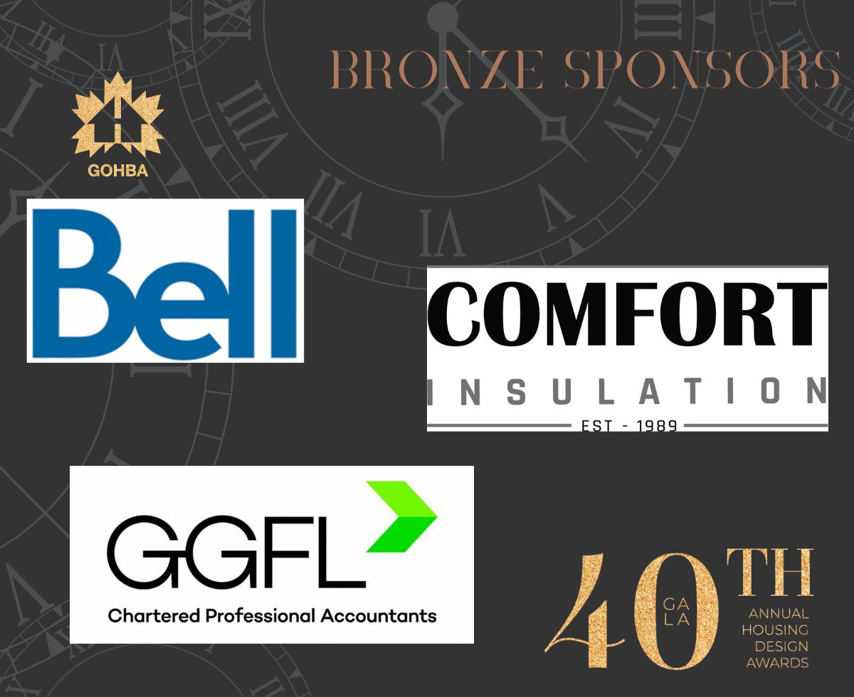 GOHBA_Ottawa's tweet photo. Thank you to our Bronze Sponsors for their generous contribution @Bell,  @Comfort Insulation and @GGFLca . Submit your entries today at: https://t.co/yH8LAr8ncz
.
#GOHBA #HDAs #Ottawa  #HomeBuilders #Construction https://t.co/mCn3jOq1K2