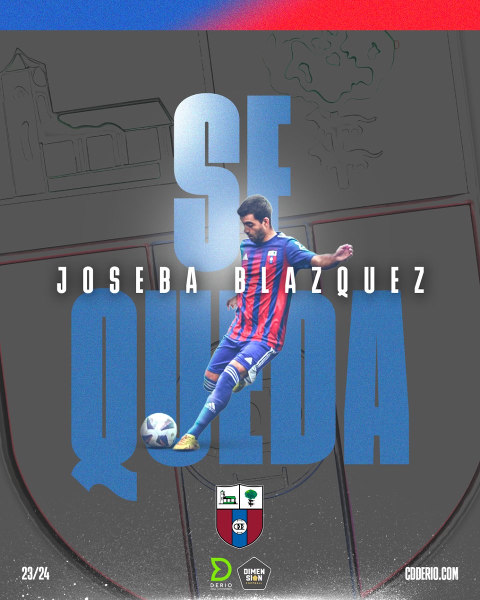 cd_derio's tweet photo. 🔴🔵 ¡Joseba Blazquez, renueva por una temporada más! https://t.co/DG6nuKPHDw