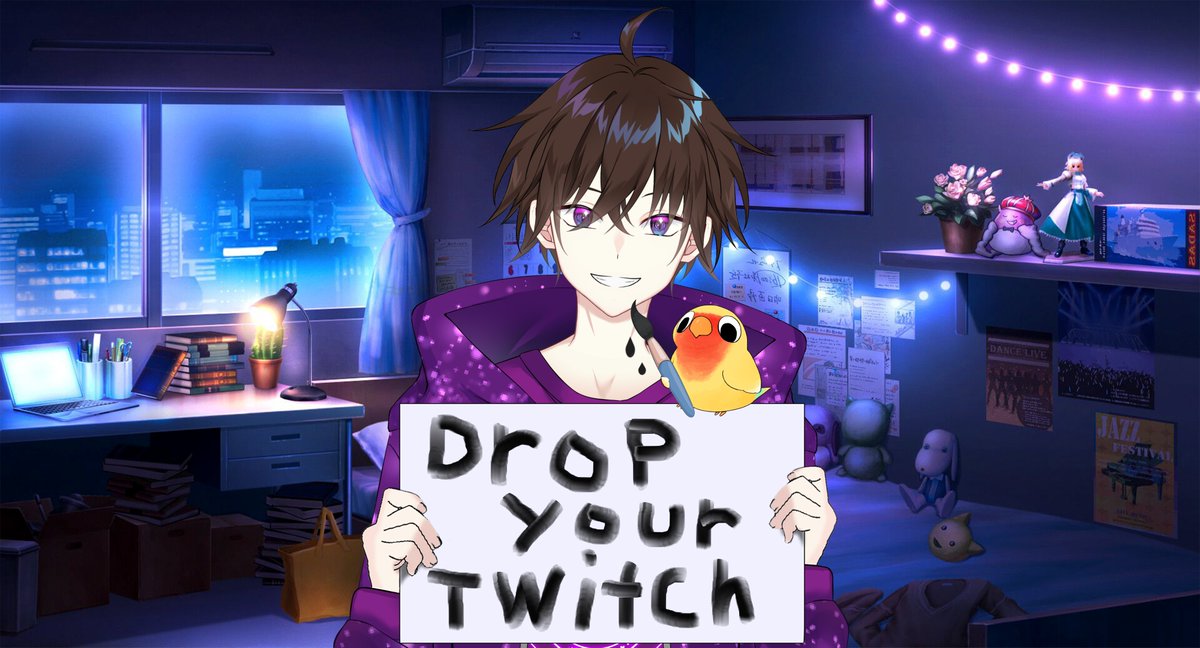 🌌#VTUBER SUPPORT CHAIN 🌌
🌌#VTUBERSUPPORT CHAIN🌌
🌌#VTUBERSUPPORTCHAIN🌌

I like making new friends, especially Vtuber friends, so feel free to drop your links and a little fact about your self and ill follow you and reply to you message! 

💜🔁 are appreciated 🌌🌟