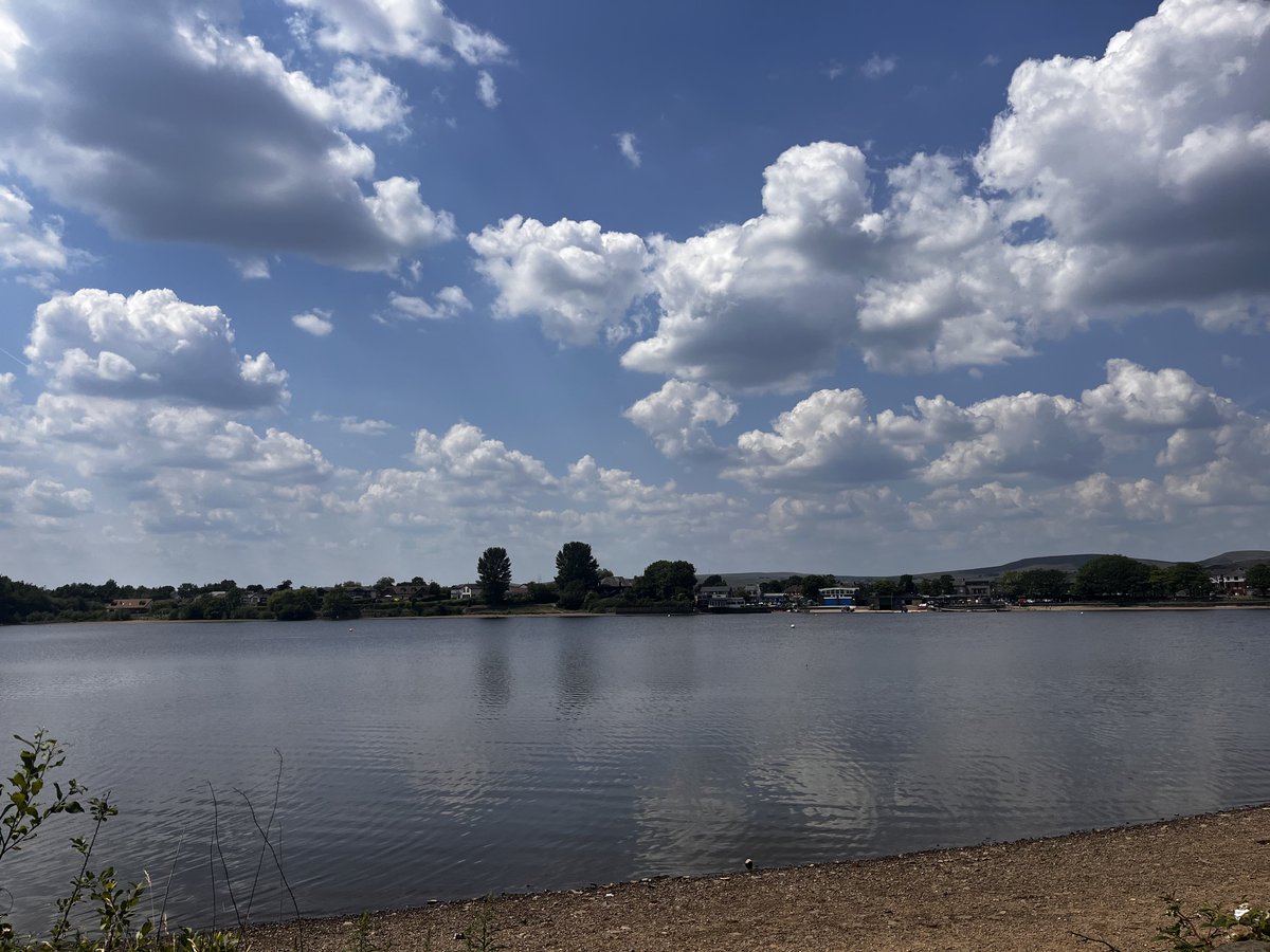 Cycling down to Hebden Bridge, stopped off at Hollingsworth Lake