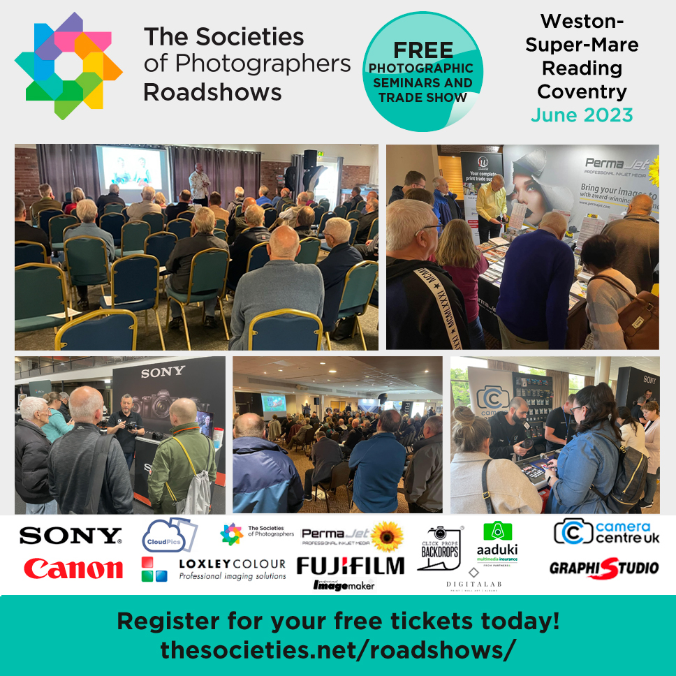 Next week we're on the road again for three more stops of <a href="/TheSocieties/">The Society of Photographers 📷</a> Photographic Roadshow. 

Join us in Weston-Super-Mare, Reading and Coventry to learn more about our exciting product range and enjoy a selection of free photographic seminars! lxly.uk/1qu