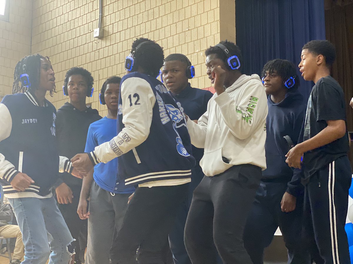 NPS_HTubman's tweet photo. Celebrating an Amazing 22-23 School Year with a Silent Dance Party @NPSvoices https://t.co/Gb2OZpjFsU