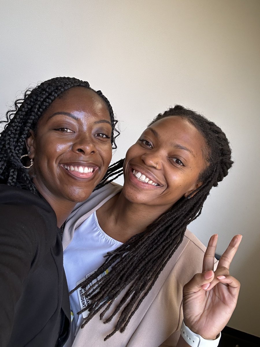 Me &amp; <a href="/DrKayyMD/">Kayla Alexander, MD</a> on our first day 💕❤️