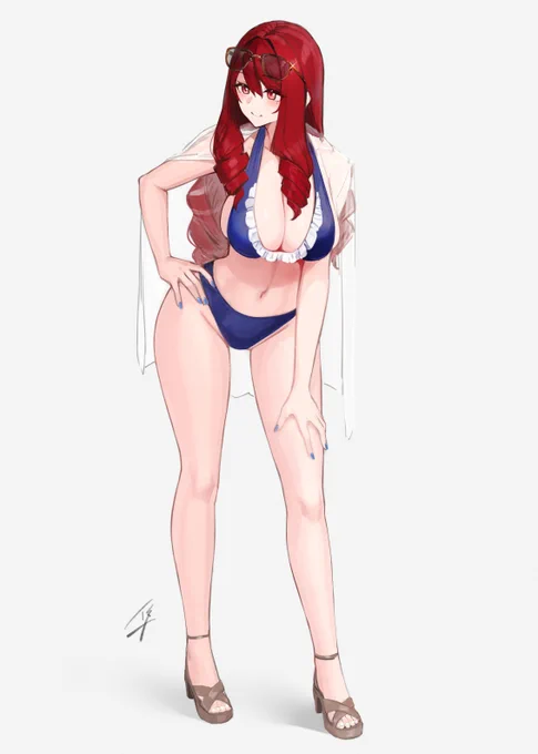赤髪お姉さん