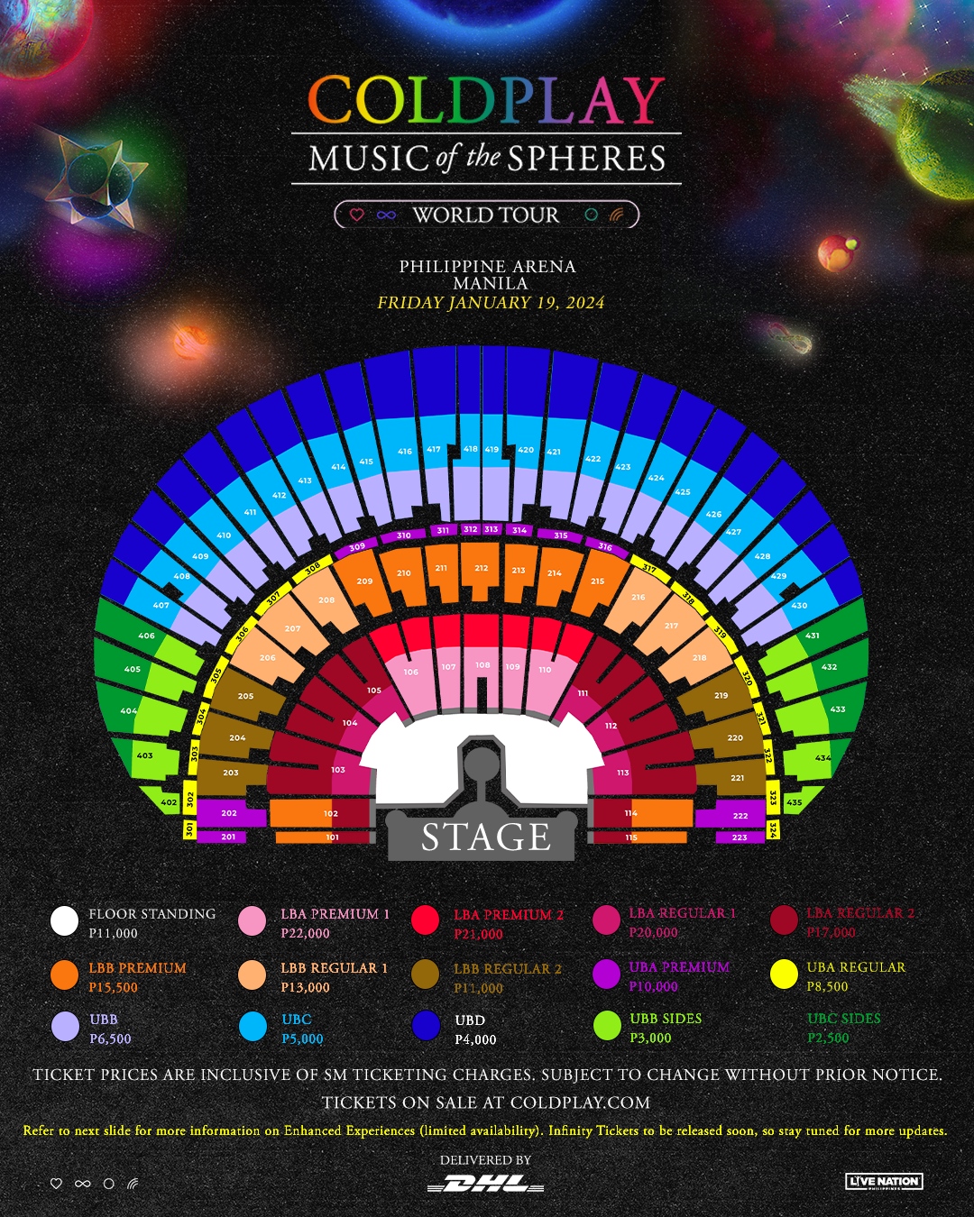 Coldplay Philippines 🇵🇭 on Twitter "🌏General Sale 20 Jun (Tue), 12PM