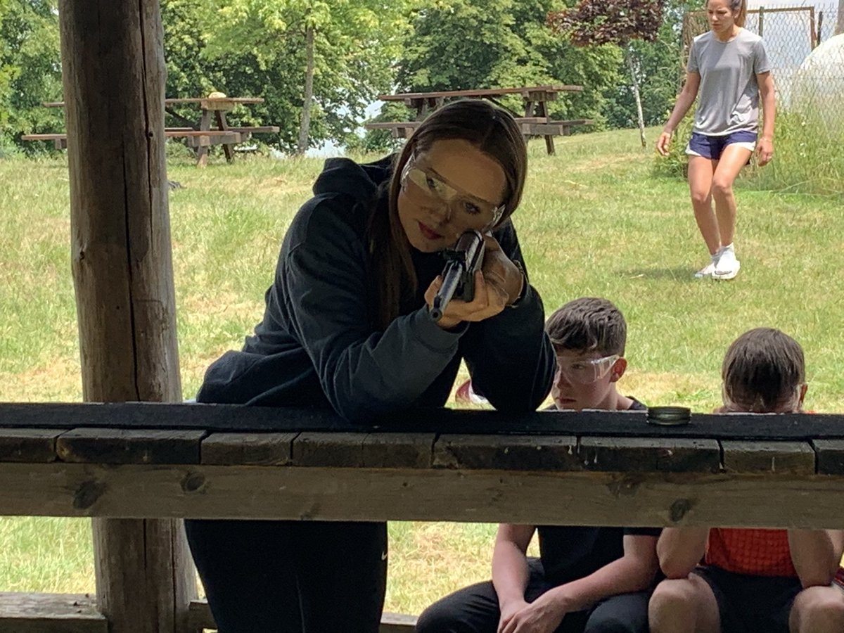 krishartley55's tweet photo. Some of team Davis at the shooting range. @gsa_clubcorreze https://t.co/jPsY30pQkC