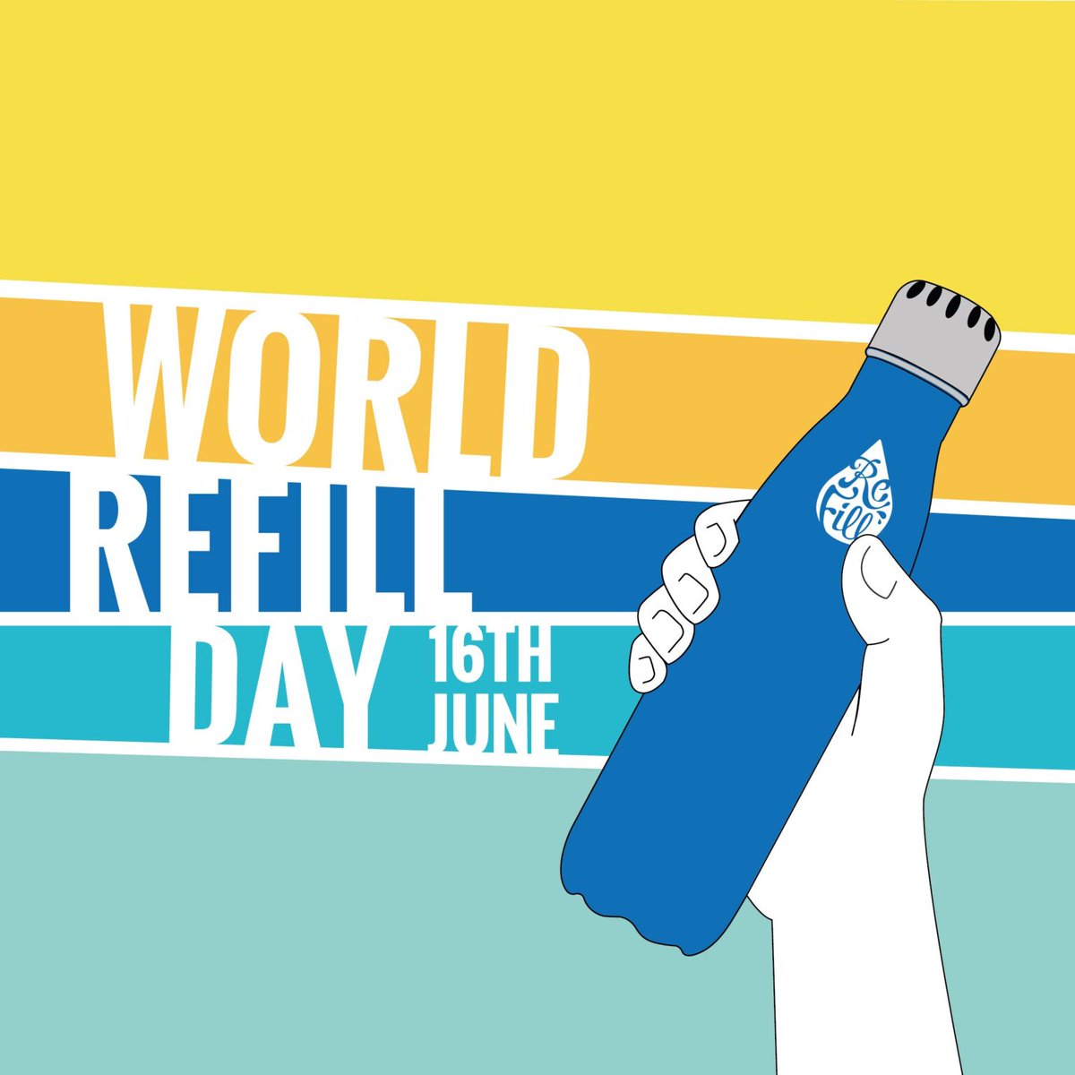 HAPPY WORLD REFILL DAY!! I took my tupperware box to my local deli sandwich shop to buy a salad this lunch time. They were more than happy to use mine rather than their single-use plastic tubs. With a little habit change, we can all help make a big difference #WorldRefillDay