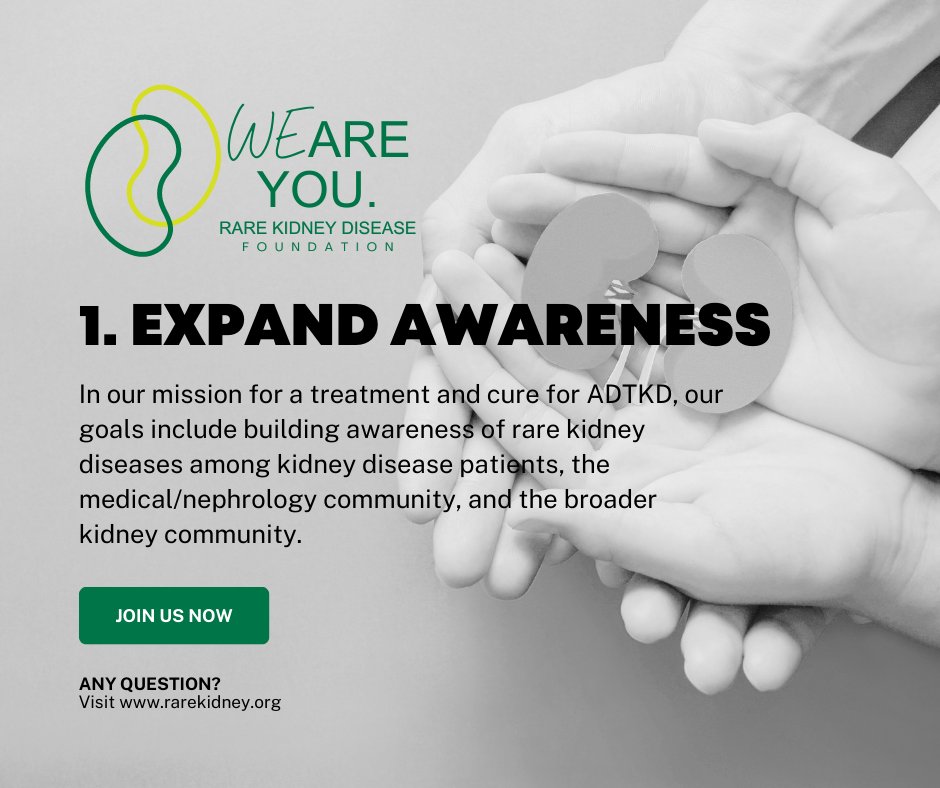 rarekidneyorg's tweet photo. Our goals include building awareness of rare kidney diseases among kidney disease patients, the medical/nephrology community, and the broader kidney community.
Help us raise awareness by sharing this post and visiting https://t.co/LcMSinWz9w.
#awareness #advocacy #kidneydisease https://t.co/b12SsO028Y