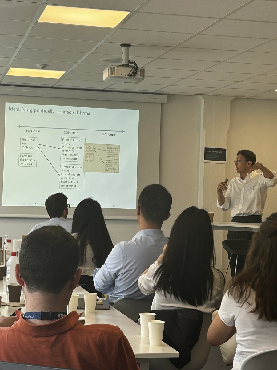 Mogens K. Justesen (@mkjustesen) on Twitter photo Very cool work by <a href="/FeIiX_H/">Felix Hartmann</a> on political connections and public procurement (w. <a href="/NicoRavanilla/">Nico Ravanilla</a>) at the <a href="/CBScph/">Copenhagen Business School</a> Money in Politics Conference <a href="/cbsMiP/">CBS Money in Politics Group</a> #cbsmoneyinpolitics Very cool work by <a href="/FeIiX_H/">Felix Hartmann</a> on political connections and public procurement (w. <a href="/NicoRavanilla/">Nico Ravanilla</a>) at the <a href="/CBScph/">Copenhagen Business School</a> Money in Politics Conference <a href="/cbsMiP/">CBS Money in Politics Group</a> #cbsmoneyinpolitics