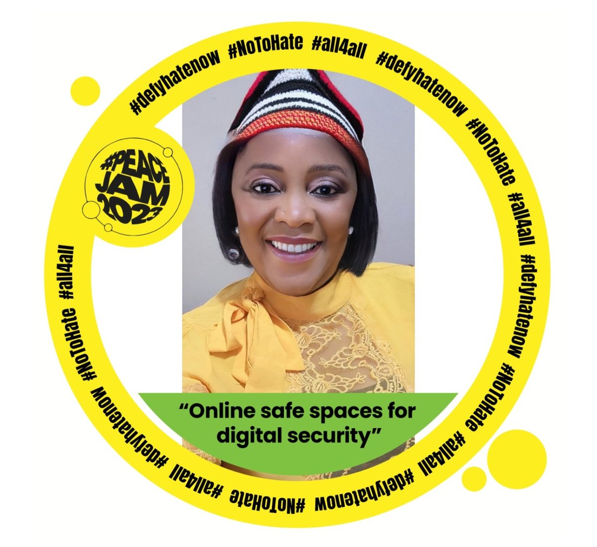VictorymarshalA's tweet photo. Peace is priceless. Let's make our #Online Space conduisive by saying No to  #HateSpeech. 

#All4All   #HateFreeCameroon #CAMASEJBDAAgainstHate https://t.co/zvhtNNHEed https://t.co/q33ZGpLpeI