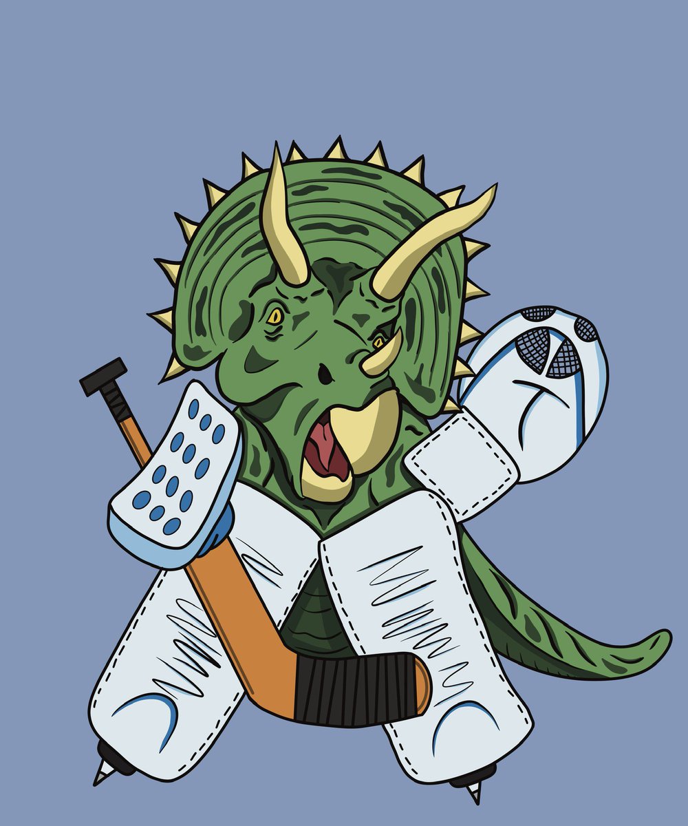 New design just uploaded! 

redbubble.com/shop/ap/147156…

Show some love for the dinosaurs that play hockey!