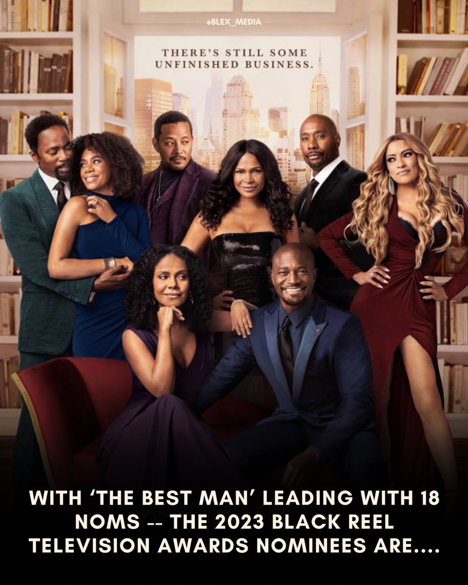 The Seventh Annual Black Reel Television Awards (BoltsTV) has announced its nominees, recognizing outstanding achievements in the industry. 

blexmedia.com/2023-black-ree…