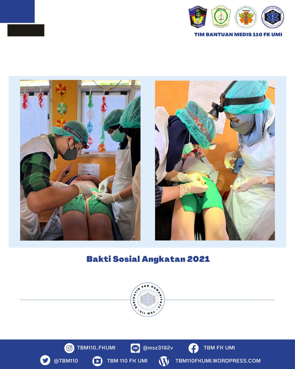 [EVENT REPORT]

Assalamualaikum Sejawat ✨

Alhamdulillah telah dilaksanakan Tim Medis Bakti Sosial Angkatan 2021 &amp; 2022 FK UMI pada tanggal 01 &amp; 17 September 2022

📍 Pantai Gelesong Sampulungang &amp; Rumah Susun Panambungan 

#TBM110FKUMI
#dedicatioprohumanitate