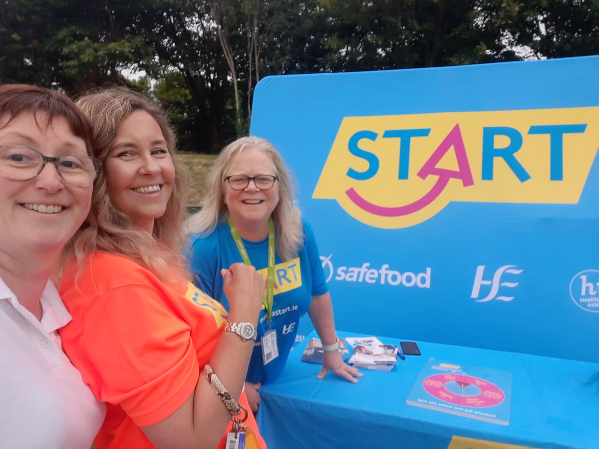 HealthyWexford's tweet photo. Delighted to join Aislinn & Emma, HSE @slaintecare team & Sean @HSELive Health Promotion at the START promotion today at St John of God Primary School, The Faythe Sports Day
See more about START here: https://t.co/Nc4YDhaBhh
#MakeAStart #HealthyEating #Collaboration #Wexford https://t.co/TqwkIVQ9TS