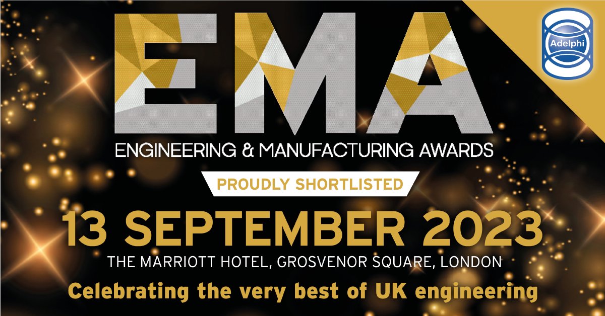 Adelphi_Group's tweet image. Exciting News! Adelphi Masterfil has been shortlisted for the Engineering Innovator Award at the EMA!
#EandMAwards #Adelphi #Masterfil