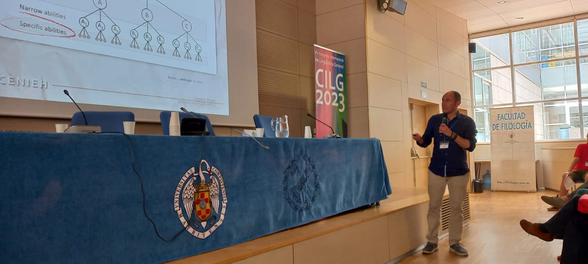 Hoy acaba el #CILG2023 .  Ha sido un placer participar en un congreso tan interesante en lo científico y tan bien organizado y tan acogedor en lo personal. Gracias a Victoria Escandell y a todo su equipo por estos tres estupendos días 
<a href="/Cilg2023/">XV Congreso Internacional de Lingüística General</a> 
👇