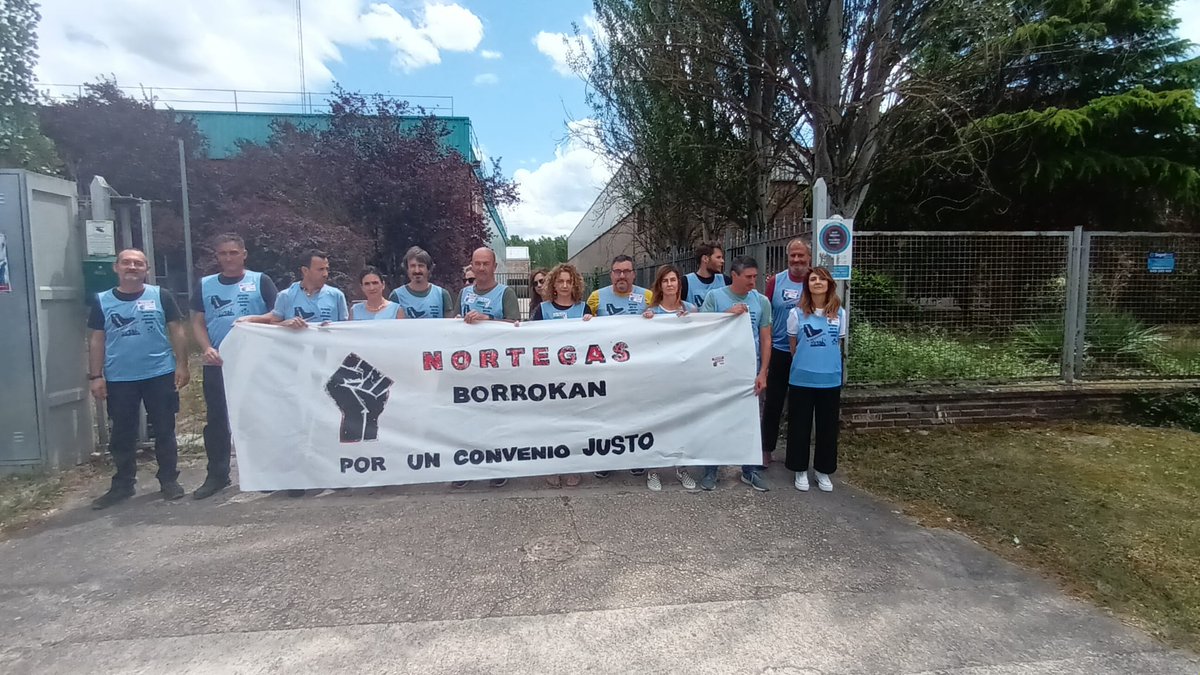 🔴Las trabajadoras y trabajadores de Nortegas siguen dando la batalla por un convenio justo.
➡️Hitzarmen duina bizitza duina izateko!
🔥Atzera pausurik ez!