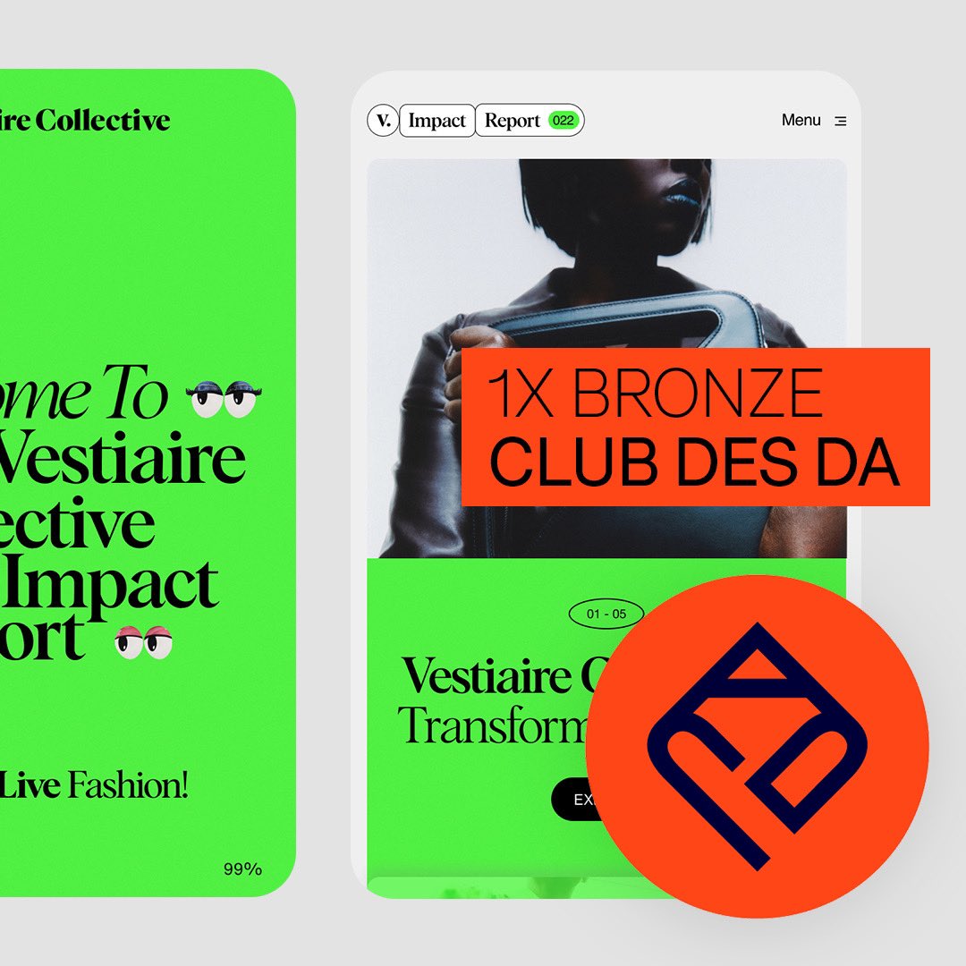 troa_digital's tweet photo. 🔵 Boule bleue pour l’impact report 2022 de @vestiaireco dans la catégorie produits digitaux.

Très fiers de remporter avec les amis de  @goodkids_agency le bronze au @clubdesda ✌️

#award #clubdesda #digital #production #impact #webagency https://t.co/tezeTIYejL