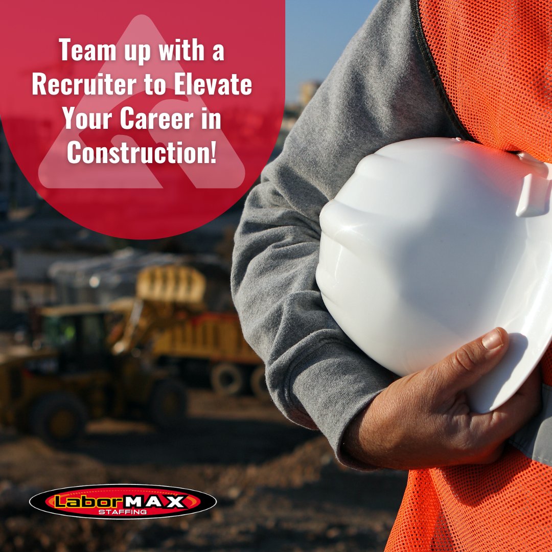 Having a construction recruiter in your corner is like having a career advocate championing you for the best construction jobs.

View our construction opportunities here: nsl.ink/an1v.

#LaborMAXJobs #WarehouseJobs #TempJobs #ConstructionJobs #ElectricianJobs #Safety