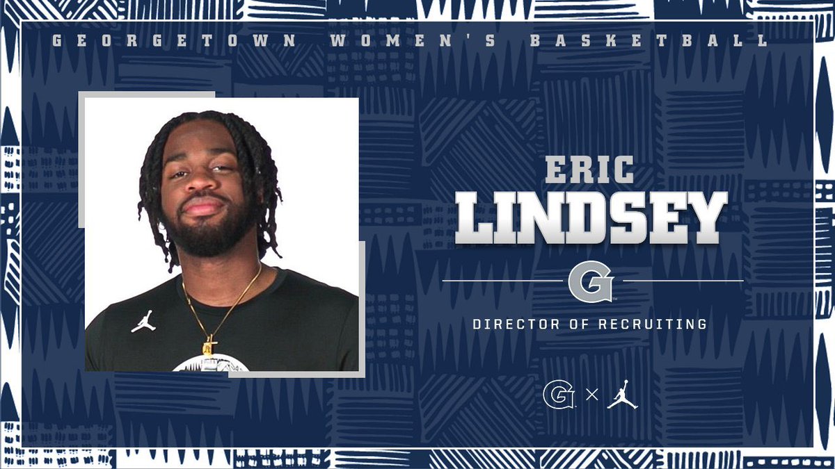 Welcome to our new Director of Recruiting Eric Lindsey! We are so excited to have you joining us on the Hilltop! #HoyaSaxa #EarnedNeverGiven