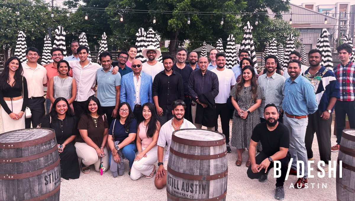 dequinix's tweet photo. Great energy at the Austin launch for B/deshi!

This is just the beginning of connecting our fragmented Bangladeshi diaspora. We can't wait to share more about what we've got on tap at @bdeshiglobal over the next few months! https://t.co/zadv7oCFno