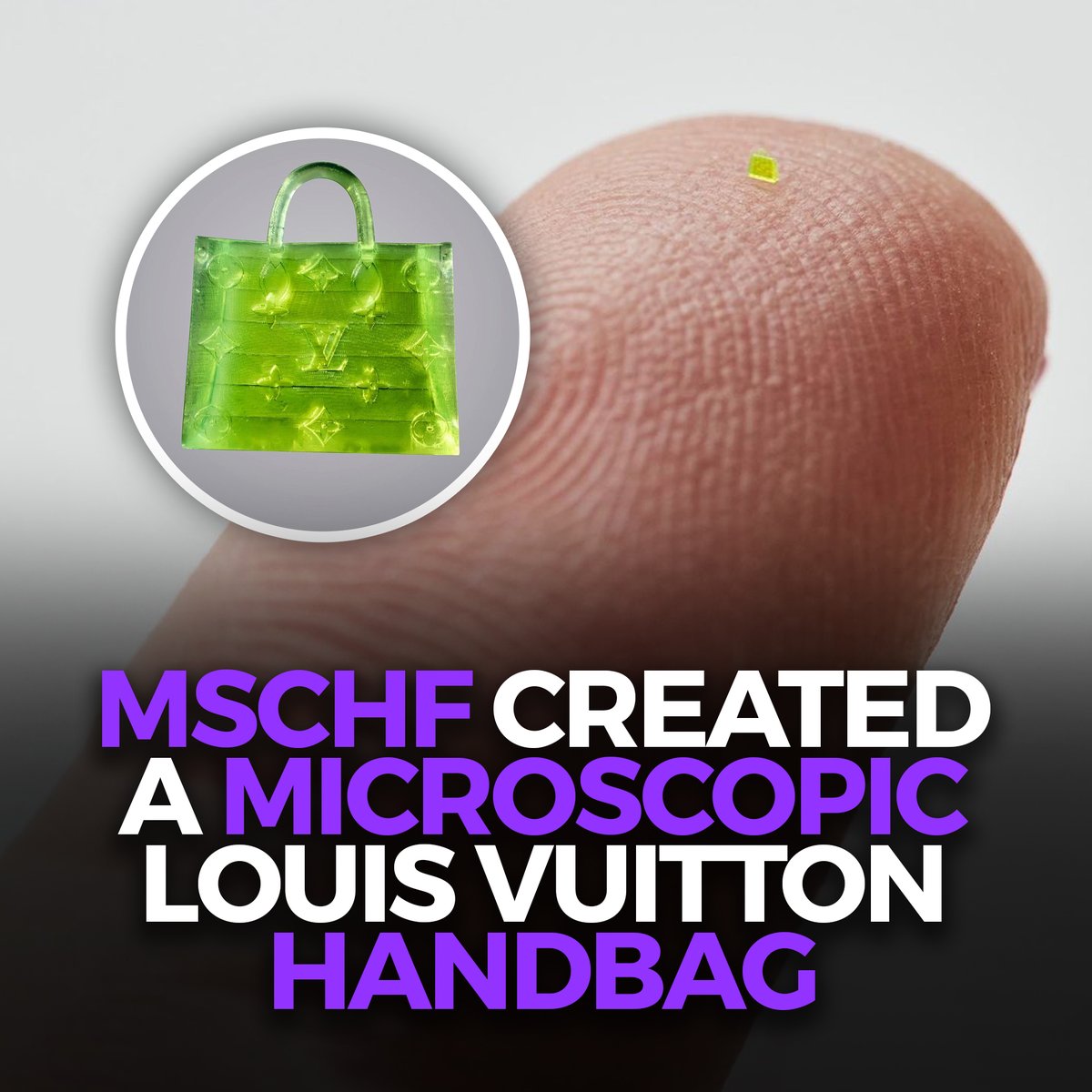 MSCHF Unveil Microscopic Louis Vuitton-styled Handbag for Pharrell's  Joopiter Auction – PAUSE Online