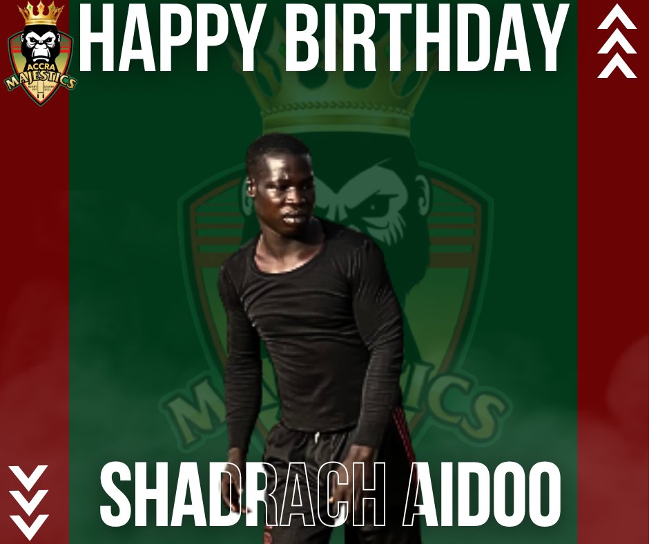 Happy birthday to #AccraMajestics Champ, Shadrach Aidoo🥳🎉🥳

You are highly appreciated ❤️
#AccraMajestics #explorepage #rugbyleague #birthday