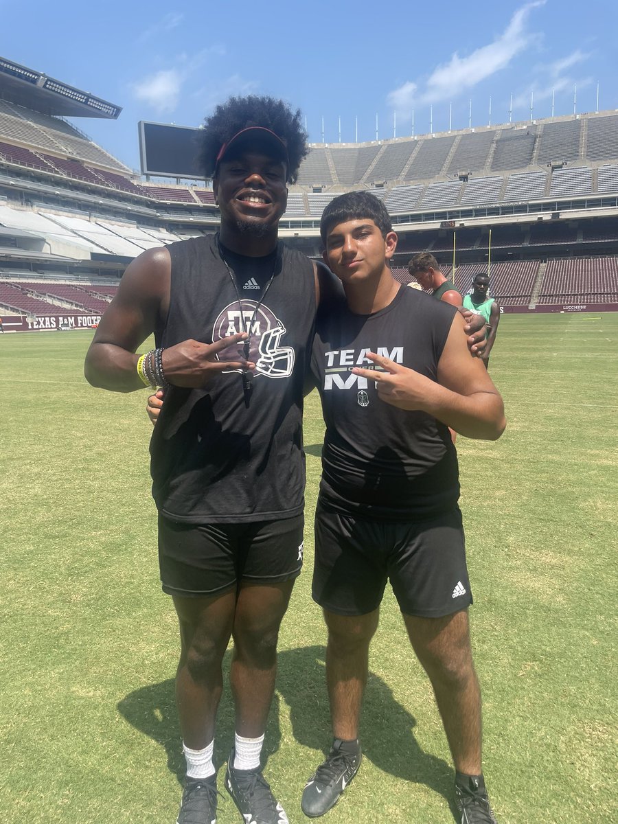 Daniel Iskander (@danieliskander0) on Twitter photo Had a amazing time at <a href="/AggieFootball/">Texas A&M Football</a> camp and met some great coaches <a href="/micaiah_overton/">Micaiah Overton</a> <a href="/LebbeusO/">Lebbeus Thomas Overton</a> !!! <a href="/JHSWarriors_FB/">Katy Jordan Football</a> <a href="/cbabin4437/">Chris Babin</a> <a href="/pushthepocket/">Tracy Robertson</a> <a href="/CoachA_Moe/">Anthony Moore</a> Had a amazing time at <a href="/AggieFootball/">Texas A&M Football</a> camp and met some great coaches <a href="/micaiah_overton/">Micaiah Overton</a> <a href="/LebbeusO/">Lebbeus Thomas Overton</a> !!! <a href="/JHSWarriors_FB/">Katy Jordan Football</a> <a href="/cbabin4437/">Chris Babin</a> <a href="/pushthepocket/">Tracy Robertson</a> <a href="/CoachA_Moe/">Anthony Moore</a>