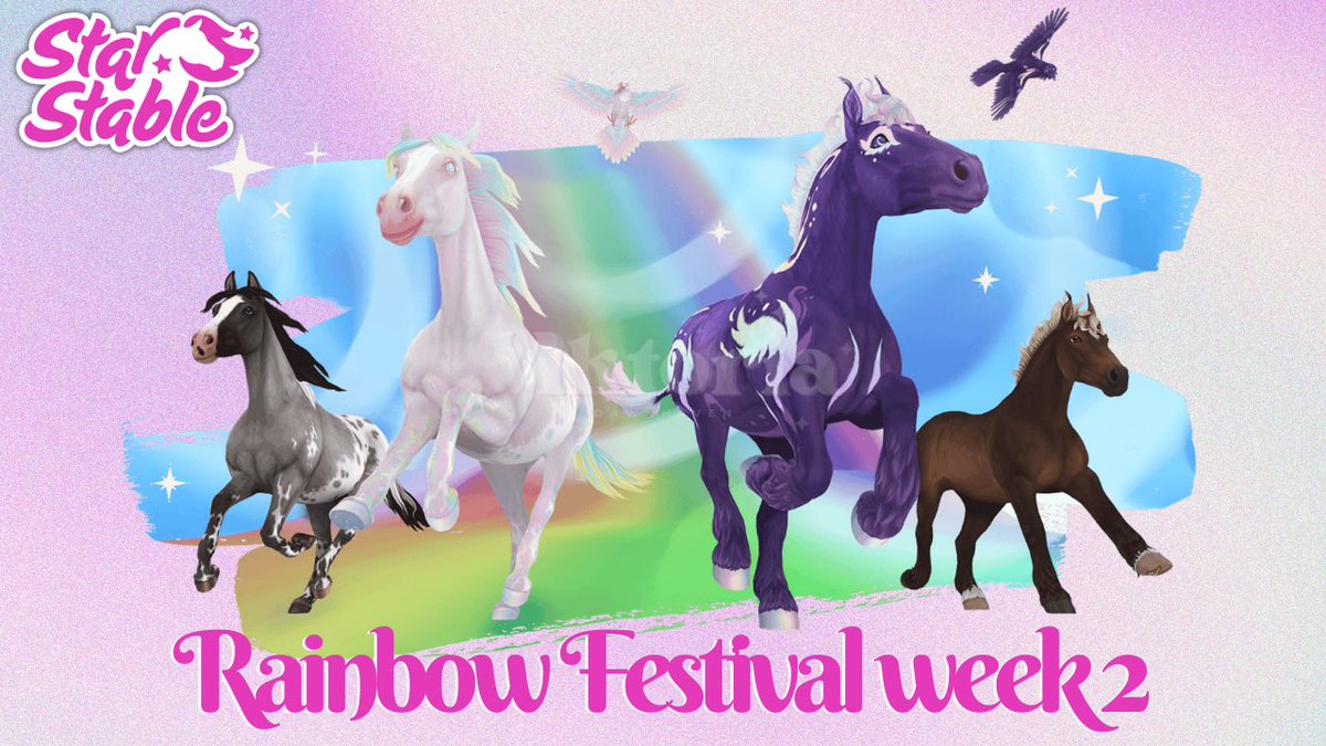 Katya’s stole the rainbow again!

youtu.be/lQkU-e0nwh4

#StarStableOnline #StarStable #sso #HorseGame #GameUpdate