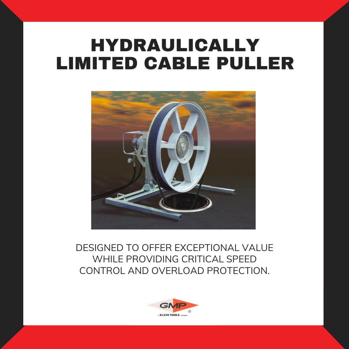 GMPTools's tweet image. The Hydraulically Limited Cable Puller has all the features contractors demand, offering exceptional value while providing critical speed control and overload protection!
ow.ly/sAXO50Ox3Qs
#telecommunications #tools