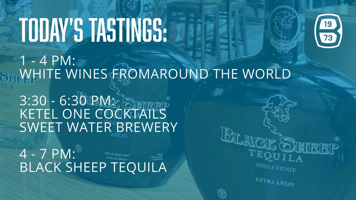 bluegrassbev's tweet photo. TODAY'S TASTINGS: White wines from around the world (1 - 4 PM); Ketel One Cocktails and Sweet Water Brewery (3:30 - 6:30 PM); and Black Sheep Tequila (4 - 7 PM). #fridaytastings #bluegrassbeverages https://t.co/8AlBDq5ITQ
