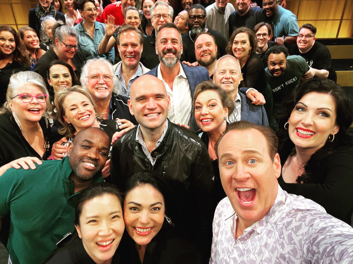 This incredible crew assembled for @SFOpera 100th Anniversary Gala! @LucasMeachem @Brownleetenor @MezzoGraham @patriciaracette @dcecima @operabrandon @travlingtenor @HeidiStober @MichaelFabiano